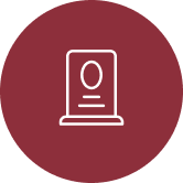 Aufstellung des Grabsteins